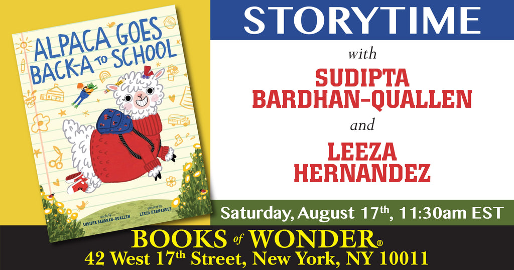 Storytime with the Author | Sudipta Bardhan-Quallen and Leeza Hernandez